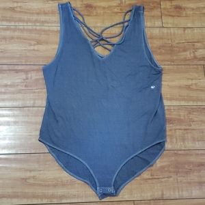 NWOT American Eagle Outfitters Grey Bodysuit